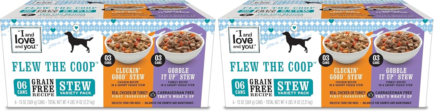 I and love and you Wet Dog Food - Baad Mooon On The Rise Variety Pack - Beef + Lamb, Grain Free, Filler Free 13oz can, 6pk - Image 12