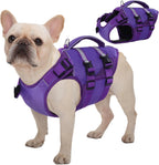 Kuoser Dog Life Jacket, High Flotation Dog Life Vest for Swimming Boating, Adjustable Ripstop Pet Lifesaver for Small Medium and Large Dogs, Reflective Safety Puppy Swimming Vest with Rescue Handle - Image 9