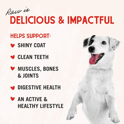 Stella and Chewys dog treats pure beef liver single ingredient bag back panel