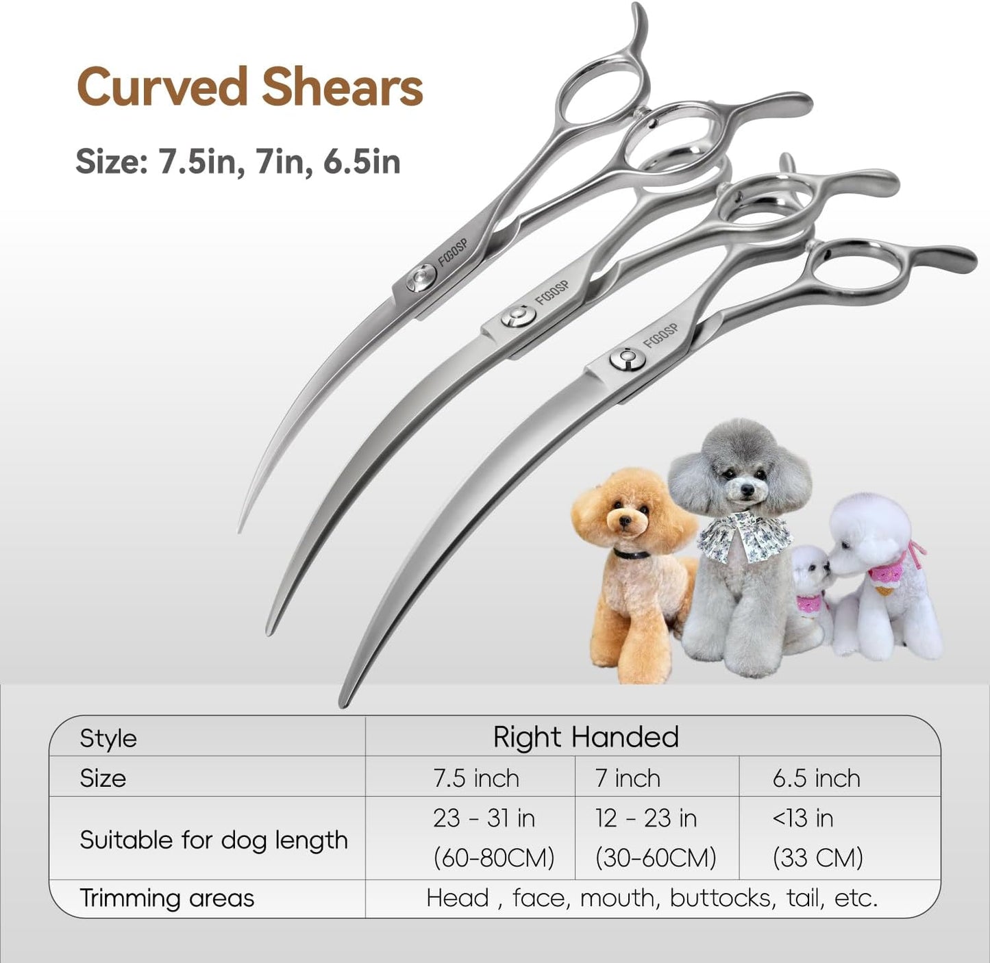 Matte black professional dog styling scissors showcasing the self sharpening blade edge.