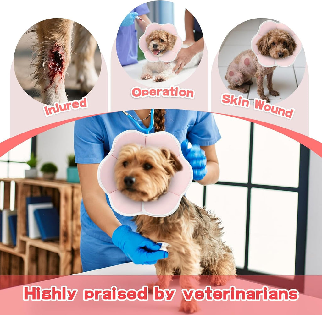 Anti escape neck design overview on comfortable puppy cone alternative