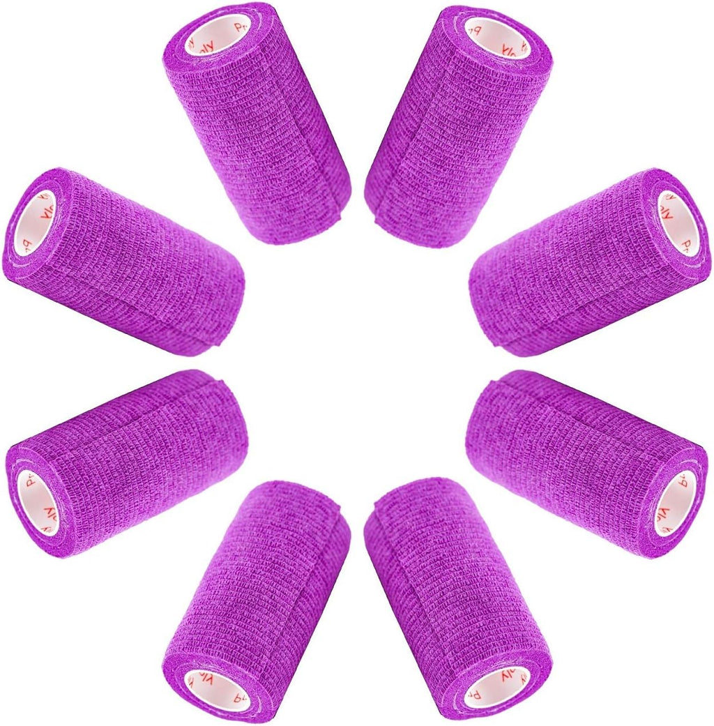 24 Pack Premium Vet Wrap - Self Adhesive Bandage Wrap & Athletic Tape - 4" x 5 Yards Elastic & Self-Sticking Cohesive Bandage for Pets, Sports, Wrists & Ankles - Assorted by Prairie Horse Supply - Image 15