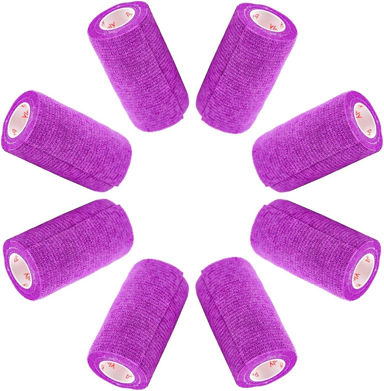 24 Pack Premium Vet Wrap - Self Adhesive Bandage Wrap & Athletic Tape - 4" x 5 Yards Elastic & Self-Sticking Cohesive Bandage for Pets, Sports, Wrists & Ankles - Assorted by Prairie Horse Supply - Image 15