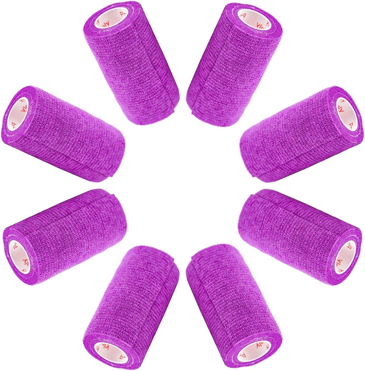 24 Pack Premium Vet Wrap - Self Adhesive Bandage Wrap & Athletic Tape - 4" x 5 Yards Elastic & Self-Sticking Cohesive Bandage for Pets, Sports, Wrists & Ankles - Assorted by Prairie Horse Supply - Image 15