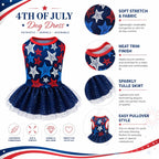 Miiemiu starshine small pet holiday dress showcased on a puppy