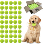Magicorange Dog Tennis Balls, 20 Pack 2.5 inch Floatable Squeaky Tennis Balls for Fetch Exercise, Natural Rubber Squeaky Dog Balls Training Safe (Multicolor) - Image 13