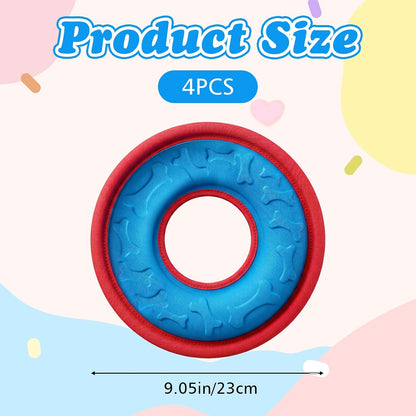 Dog flying disc lightweight nylon construction detail