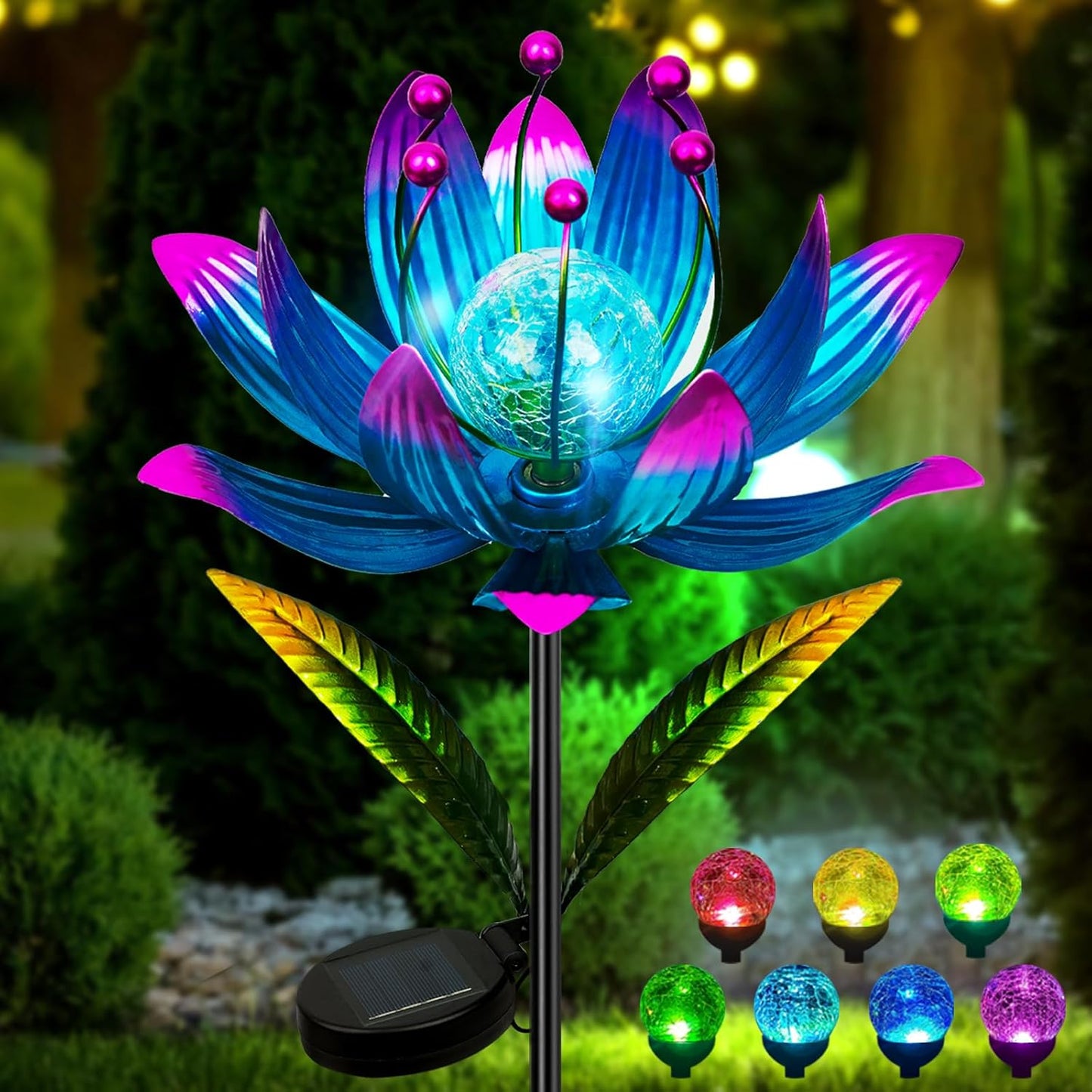 Nefelibate 38 inch metal wind spinner front view