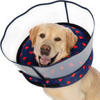 Inflatable Dog Cone Collar with Enhanced Anti-Licking, Soft Neck Donut for Dogs Cats, Recovery Pet Cone Collar After Surgery for Large Medium Small Dogs... (Watermelon, Large) - Image 10