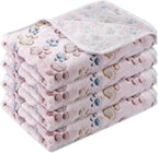 Tatuo 4 Pack Fleece Dog Blankets for Puppy Cats Multi-Size Sleep Mat for Pet Guinea Pig Soft Washable Warm Crate Bed Puppy Teething Toys Print Pattern Blanket Indoor(Mixed Color,24 x 16 Inch,Paw) - Image 10