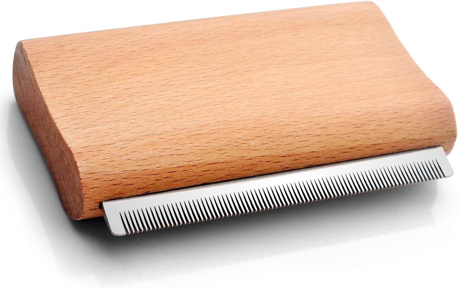 KAIFONG small size premium wooden pet slicker comb lifestyle view
