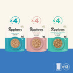 Applaws premium pet food back label with clean ingredient list
