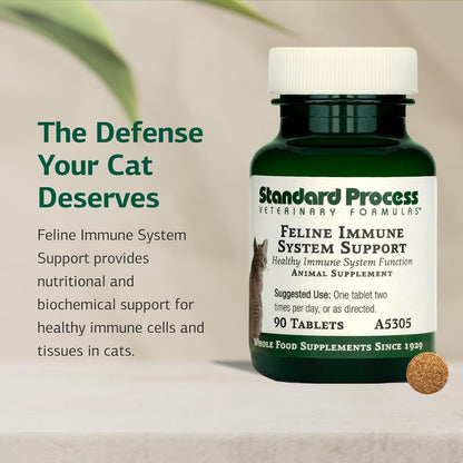 Imported USA cat health supplement 90 tablets package label