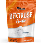 Fit Lane Nutrition Dextrose Powder front view 2.5 pound bag for workout recovery