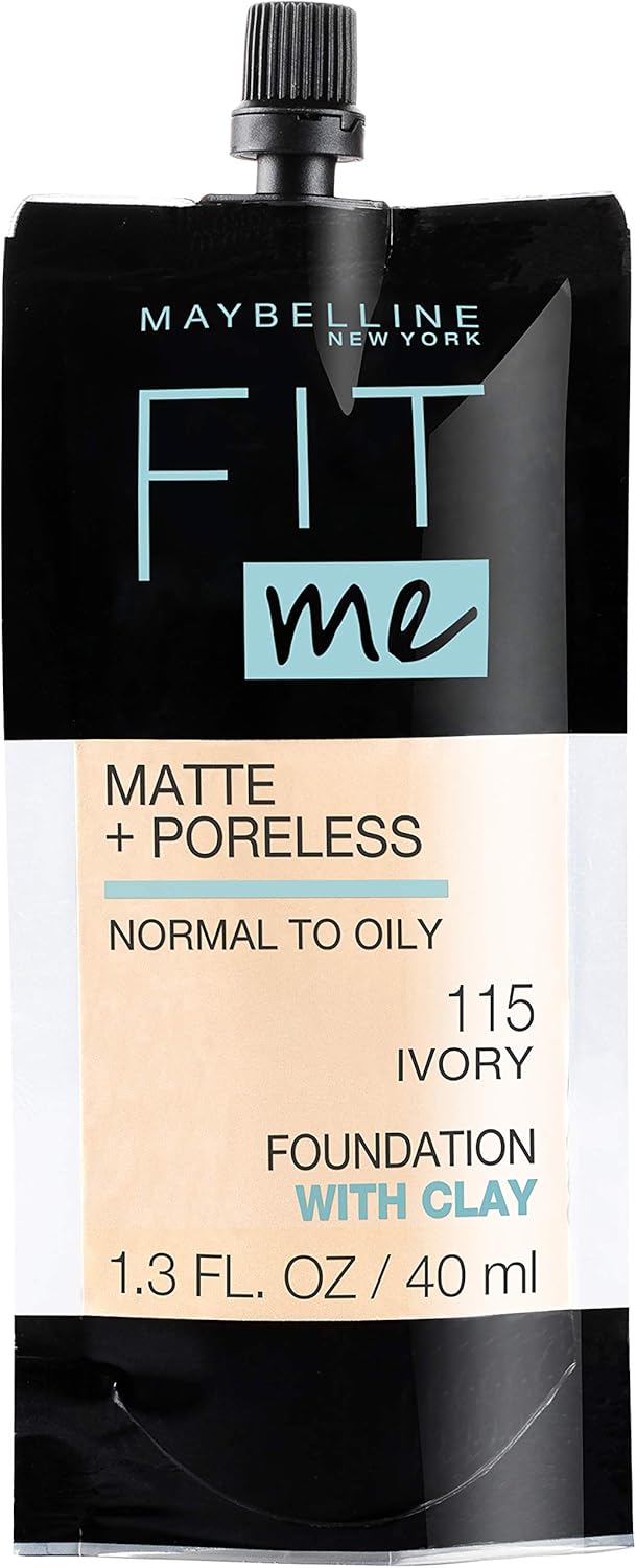 Maybelline Fit Me Matte + Poreless Liquid Oil-Free Foundation Makeup, Classic Tan, 1 Count (Packaging May Vary) - Image 10