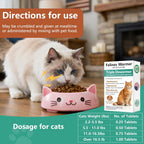 Authentic USA imported Vetraw dewormer tablets for cats and kittens on a solid background