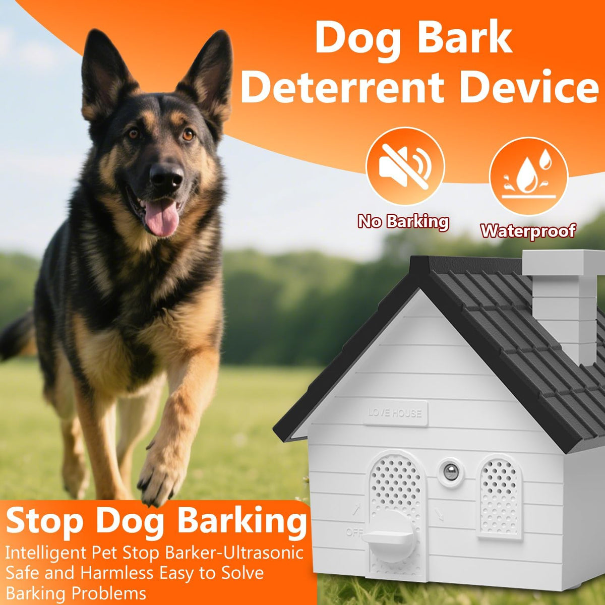 Control panel and mode settings of dog silencer