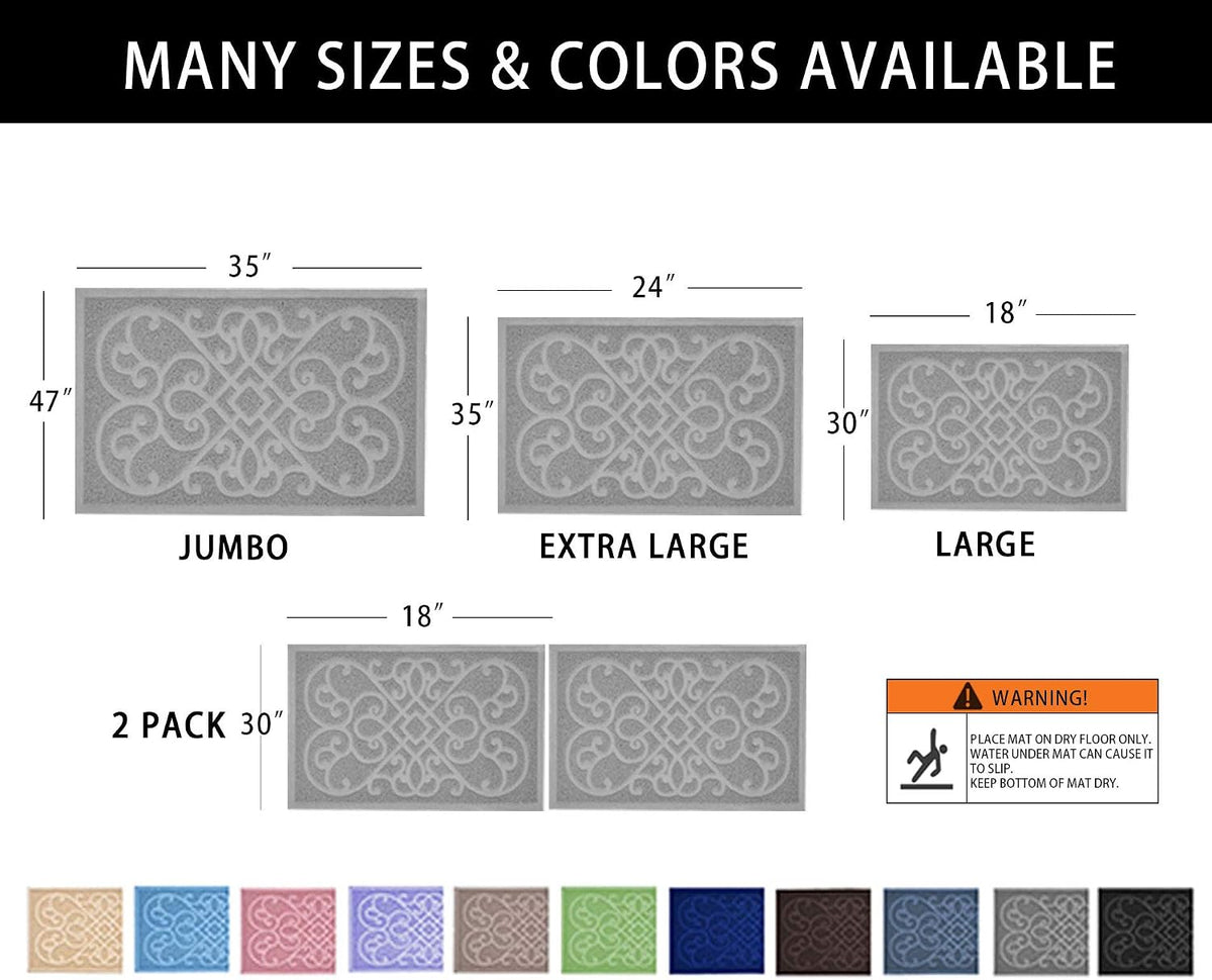 PetLike thirty by eighteen inches cat litter box mat folded or packaged view