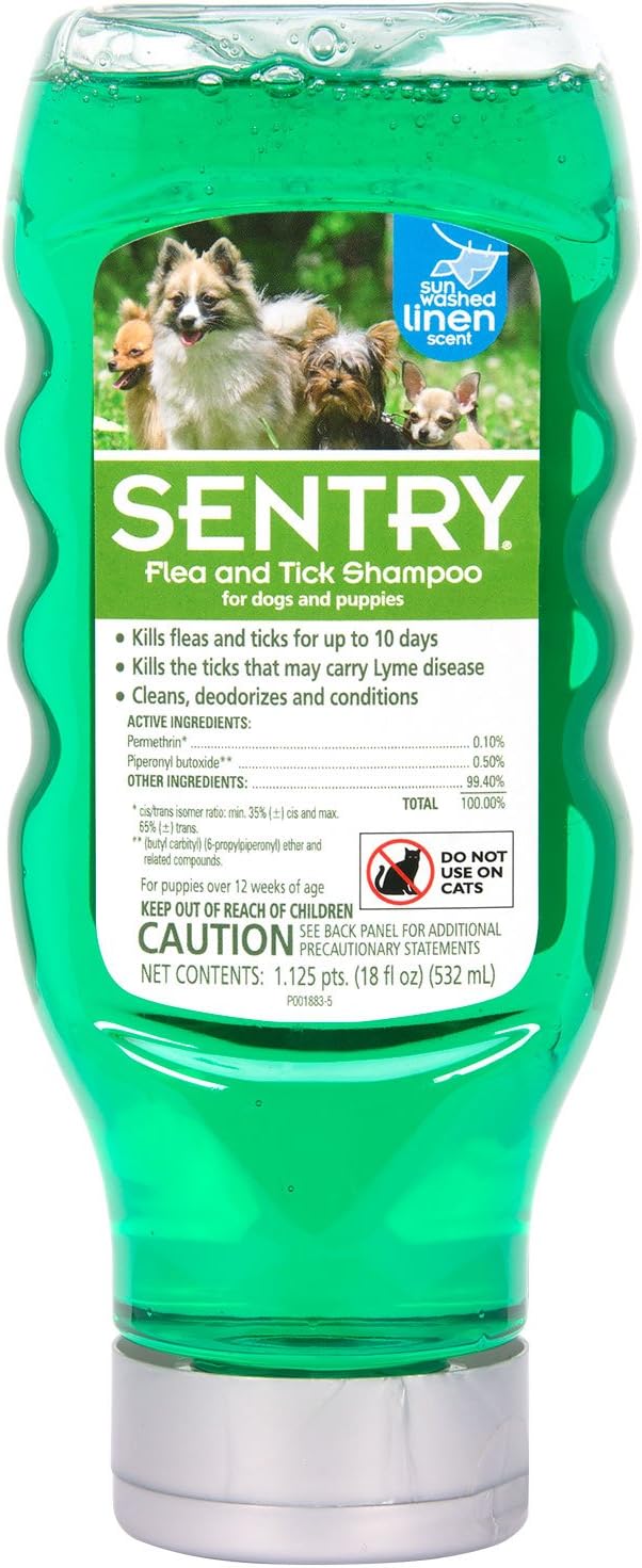 Sentry flea and tick formula label details and directions