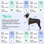 Adjustable pet safety vest with quick release buckles side view