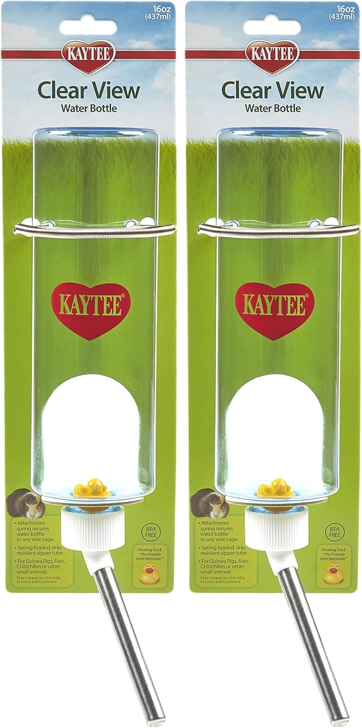 Kaytee Clear View Water Bottle for Pet Gerbils, Hamsters & Mice, 8 oz - Image 10