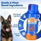 Close up of the Genolix deterrent spray safety cap and clip