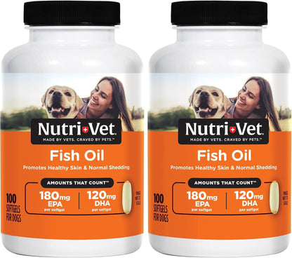 Nutri-Vet authentic USA imported omega fish oil for dogs