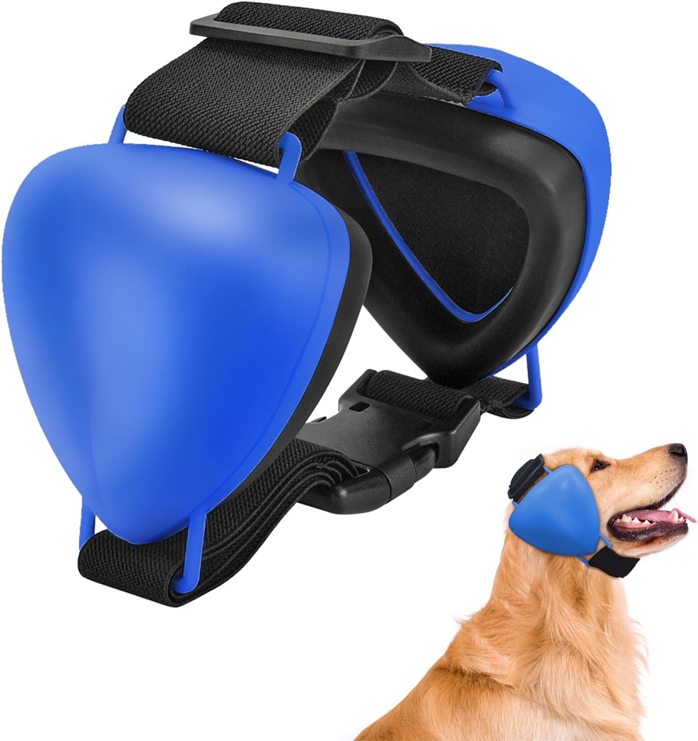 ZOHAN Dog Ear Muffs for Noise Protection, Comfort Dog Noise Cancelling Ear Muffs with Fast Snap Lock for Fireworks, Thunder, Vacuums(Pink,S) - Image 9