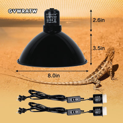 PTSCBS authentic USA imported reptile heat lamp holder in a retail display angle.