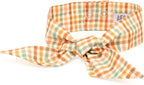 Side profile of the comfortable adjustable snap closure on the pet collar.