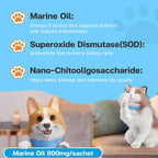 VFCARE pet renal supplement containing marine oil and Nano-COS