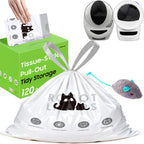 AWoHH automatic cat litter box bags front view of dispenser packaging