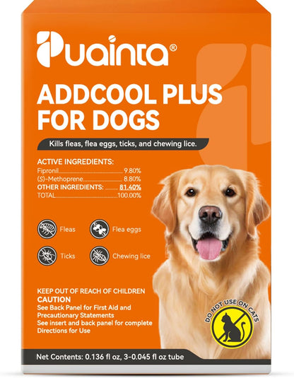 PUAINTA Addcool Plus Flea and Tick Prevention for Cats & Kittens, Professional Topical Treatment, 3 Monthly Doses, Fast-Acting Waterproof Cat Flea Drops - Image 11