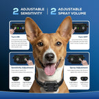 Citronella Dog Bark Collar, Dog Bark Collar for Large Medium Small Dogs, Bark Collar with Adjustable Spray & Sensitivity, Rechargeable Anti-Bark Collar for Dogs with Safe, 2 Collar Straps(Black) - Image 3