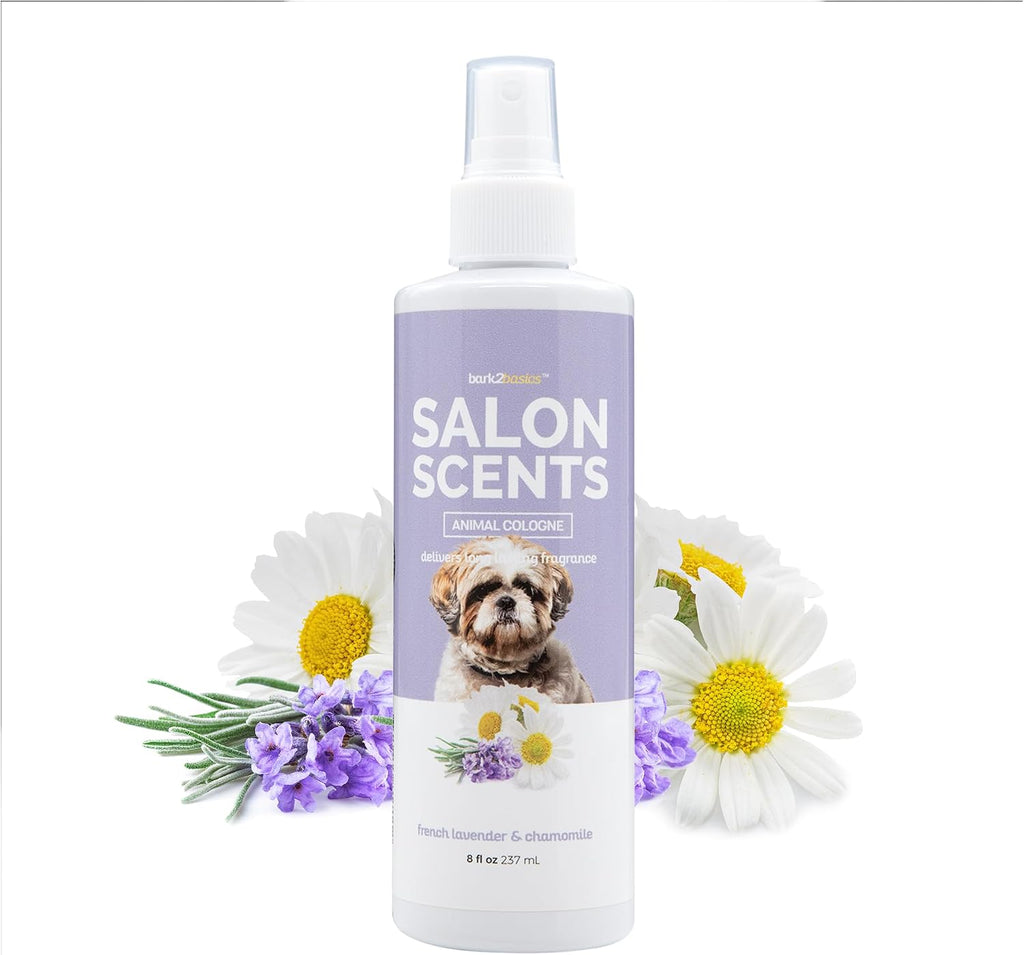 Bark2Basics Salon Scents Pet Grooming Cologne Spray - 8 oz, Natural Professional Groomer Grade Perfume Deodorant for Dogs and Cats, Long Lasting, Deodorizing (Blueberry Pie) - Image 13