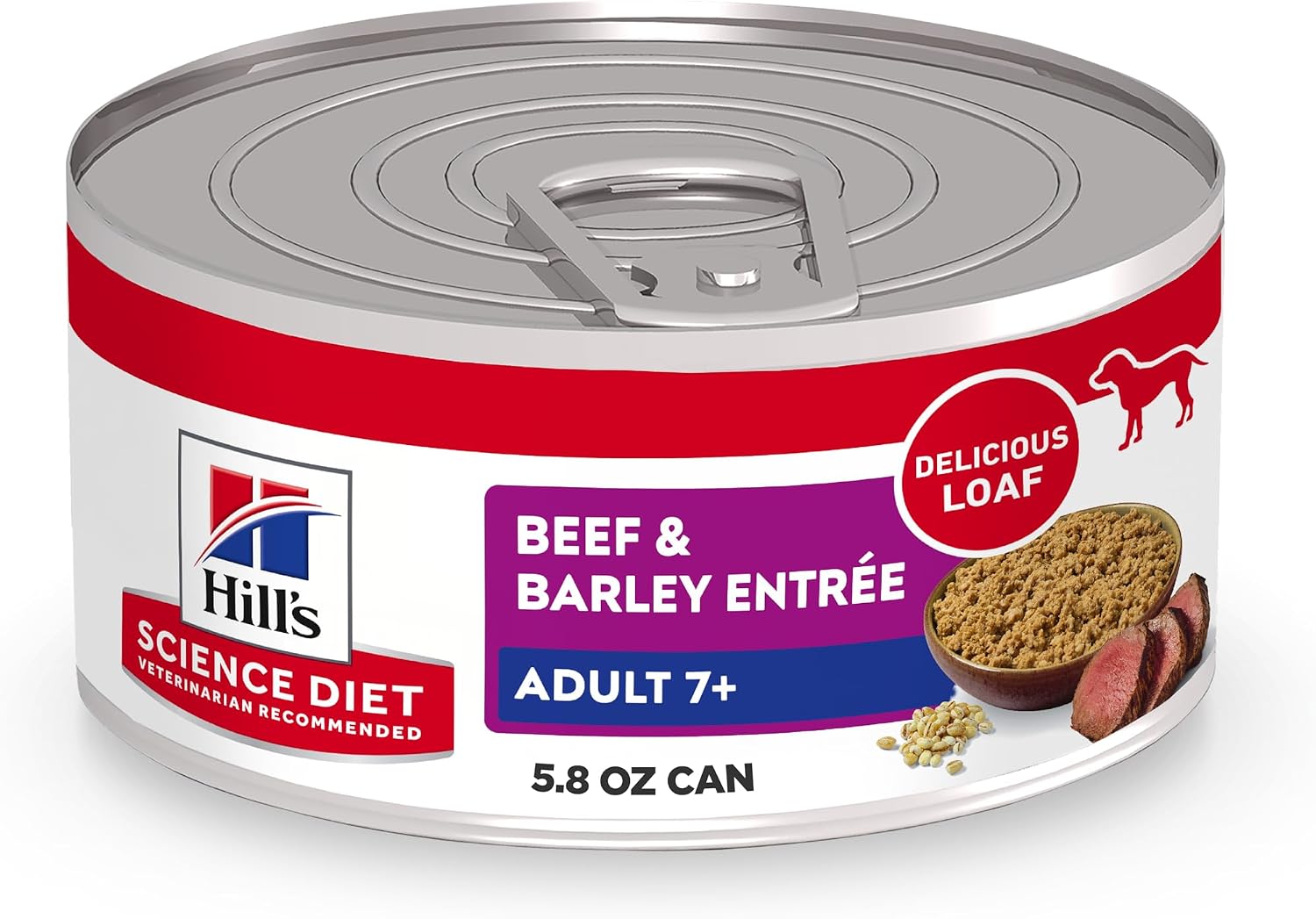 Hill's Science Diet Adult 7+ Wet Dog Food, Beef & Vegetables, 12.8 oz. Cans, 12-Pack - Image 14