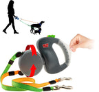 Wigzi 2 Dog Retractable Leash front view with gel handle