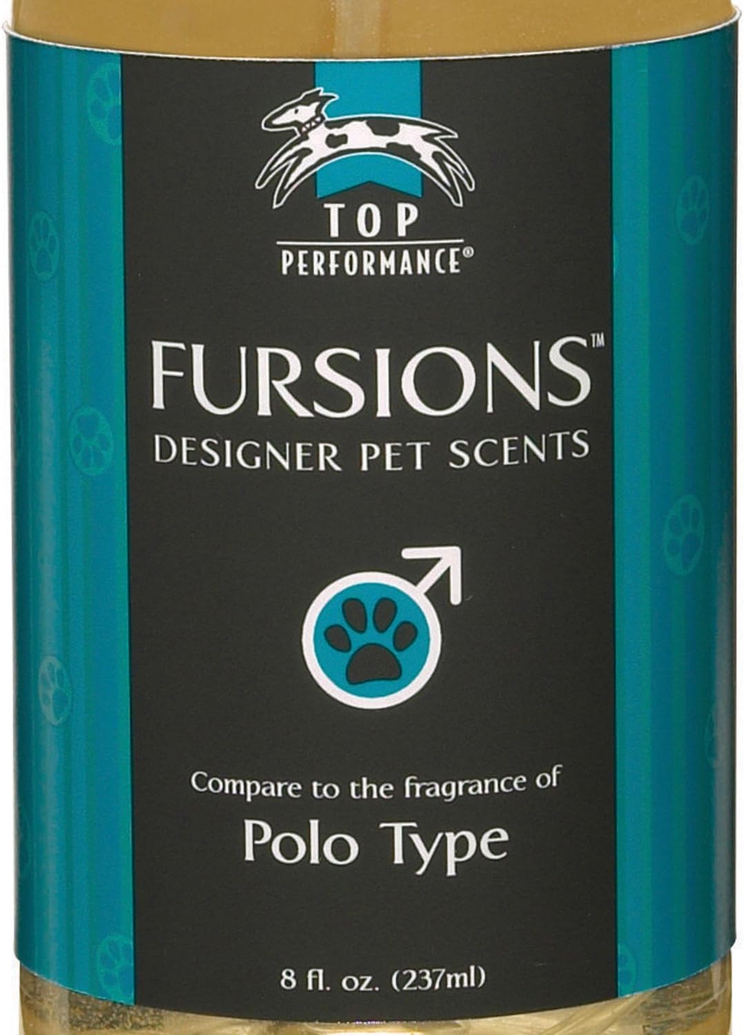 Premium designer inspired pet grooming perfume bottle
