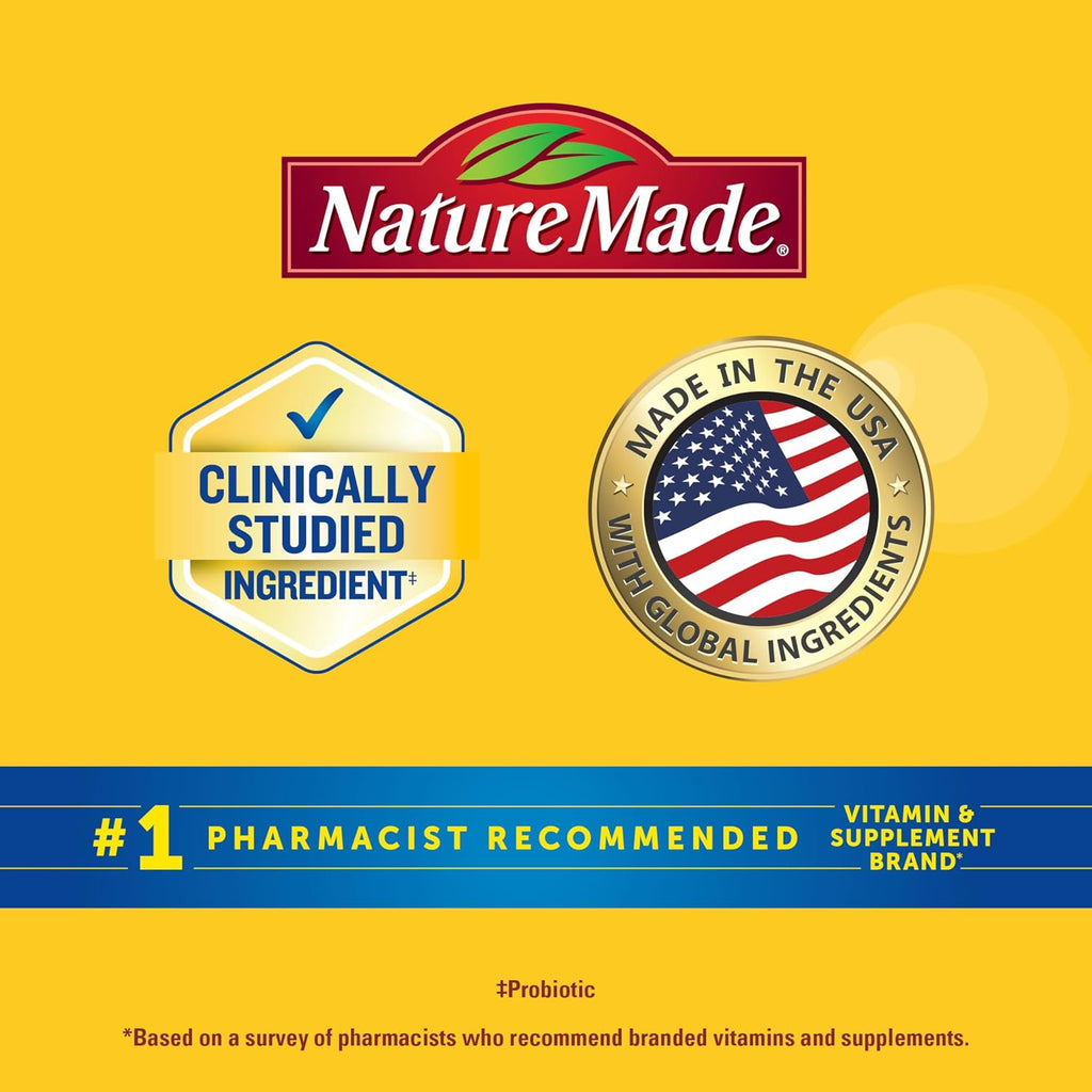 Nature Made Probiotic Prebiotic Fiber Gummies lifestyle display