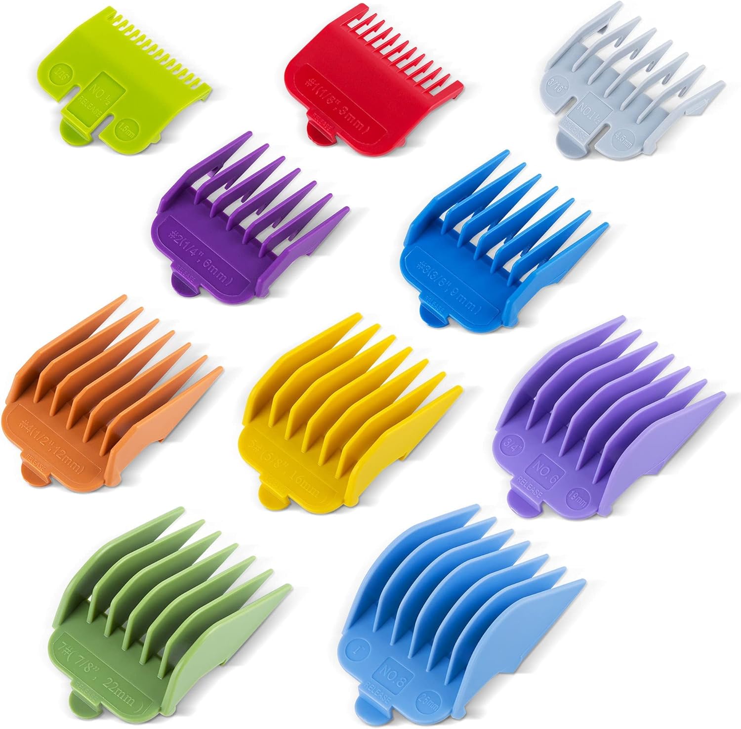 Cosyonall professional hair clipper guards front view
