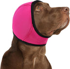 KOESON Dog Calming Hoodie - No Shake Ear Wraps for Dogs, Anxiety Relief & Noise Protection, Water Resistant Pet Ear Cover Muffs for Firework, Grooming, Thunderstorms, Swimming, Bathing, Grey L - Image 9