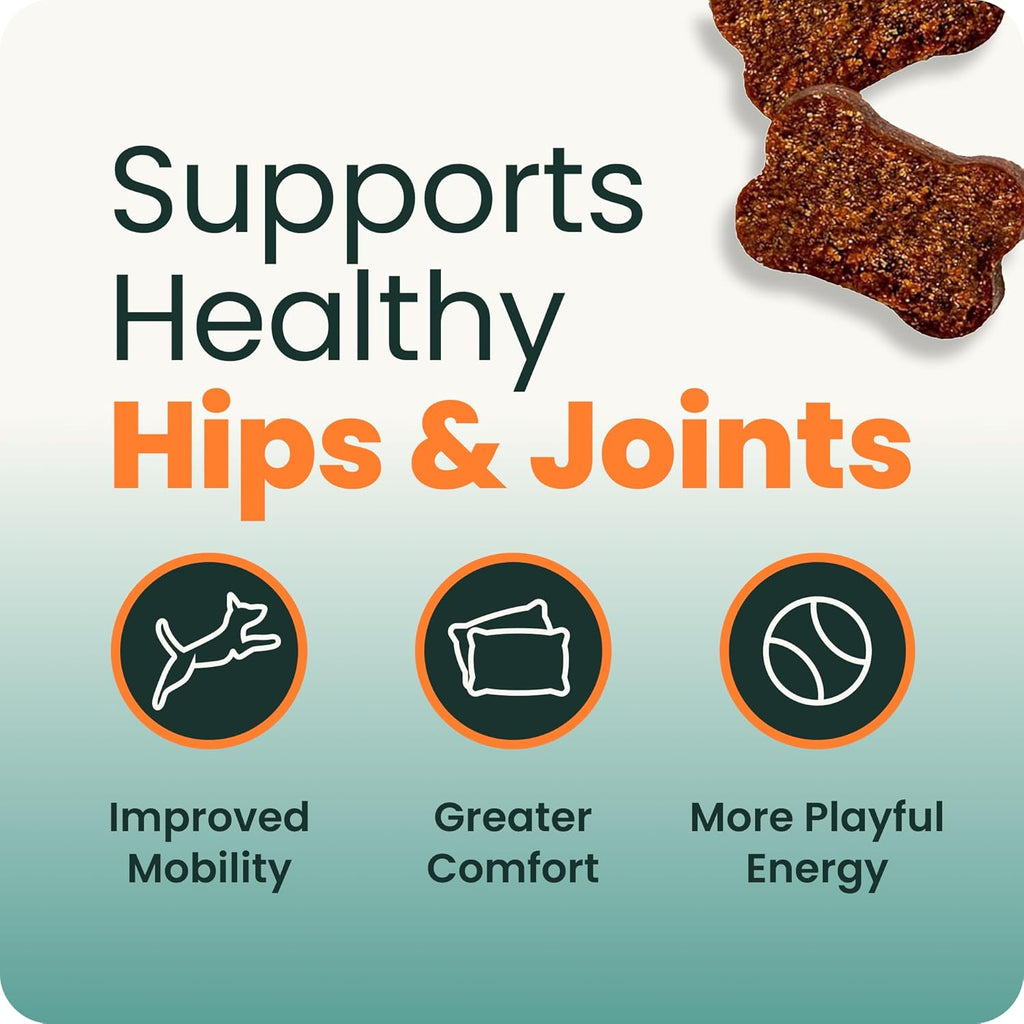 VetriScience ultimate strength pet mobility health supplement ingredients panel