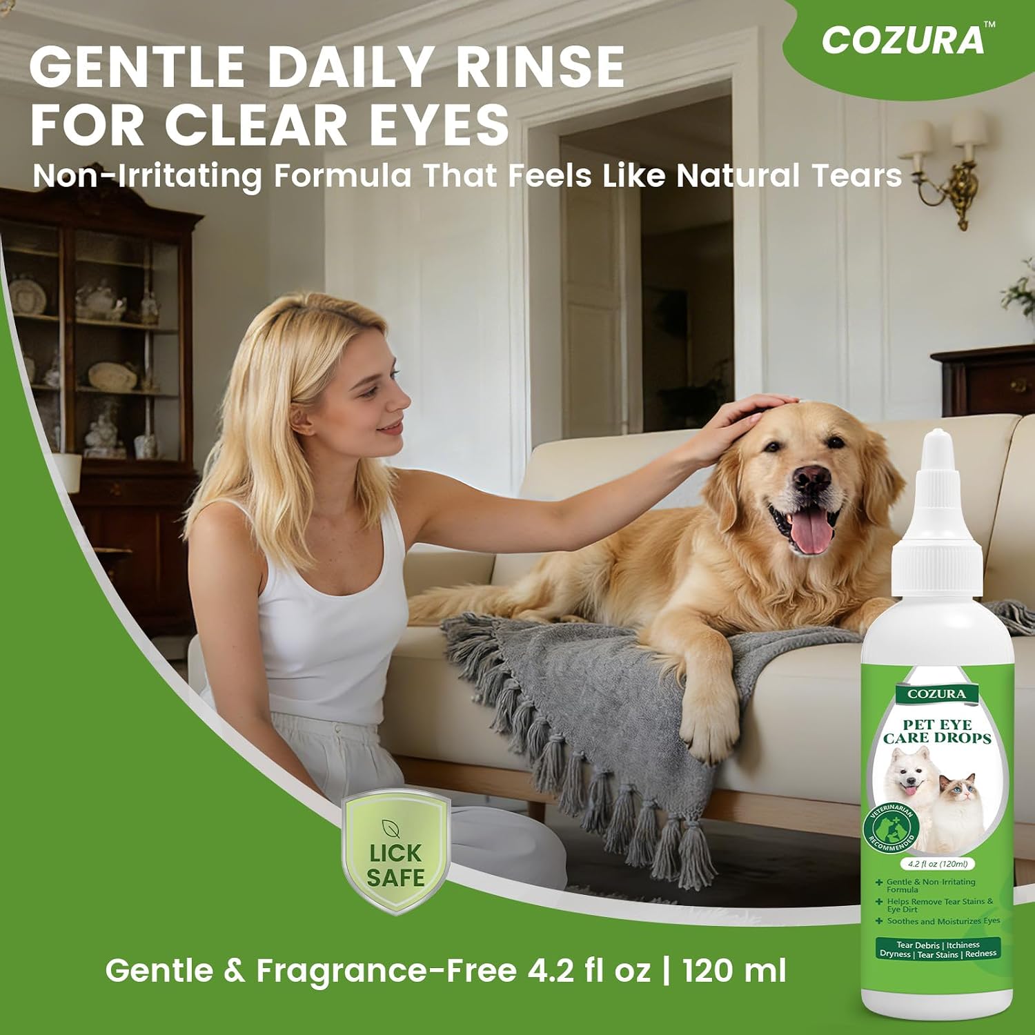 Authentic imported pet eye treatment solution on Rudra Retails store