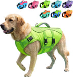 PETDSH Dog Life Jacket Large, High Flotation Dog Life Vest for Swimming Boating, Reflective Puppy Lifejacket with Superior Buoyancy and Rescue Handle, Adjustable Safety Dogs Floating Vests - Image 9