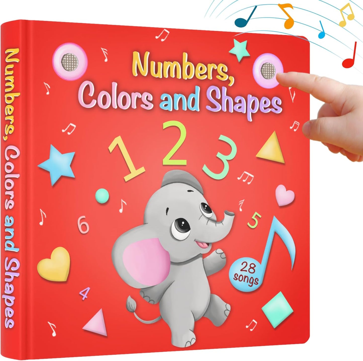 Learning Bugs Numbers Colors and Shapes musical book front cover