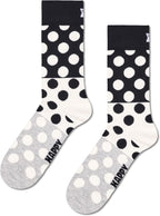 Stylized flat lay of Happy Socks 5-pack pattern set