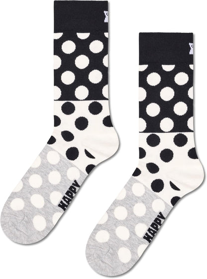 Stylized flat lay of Happy Socks 5-pack pattern set