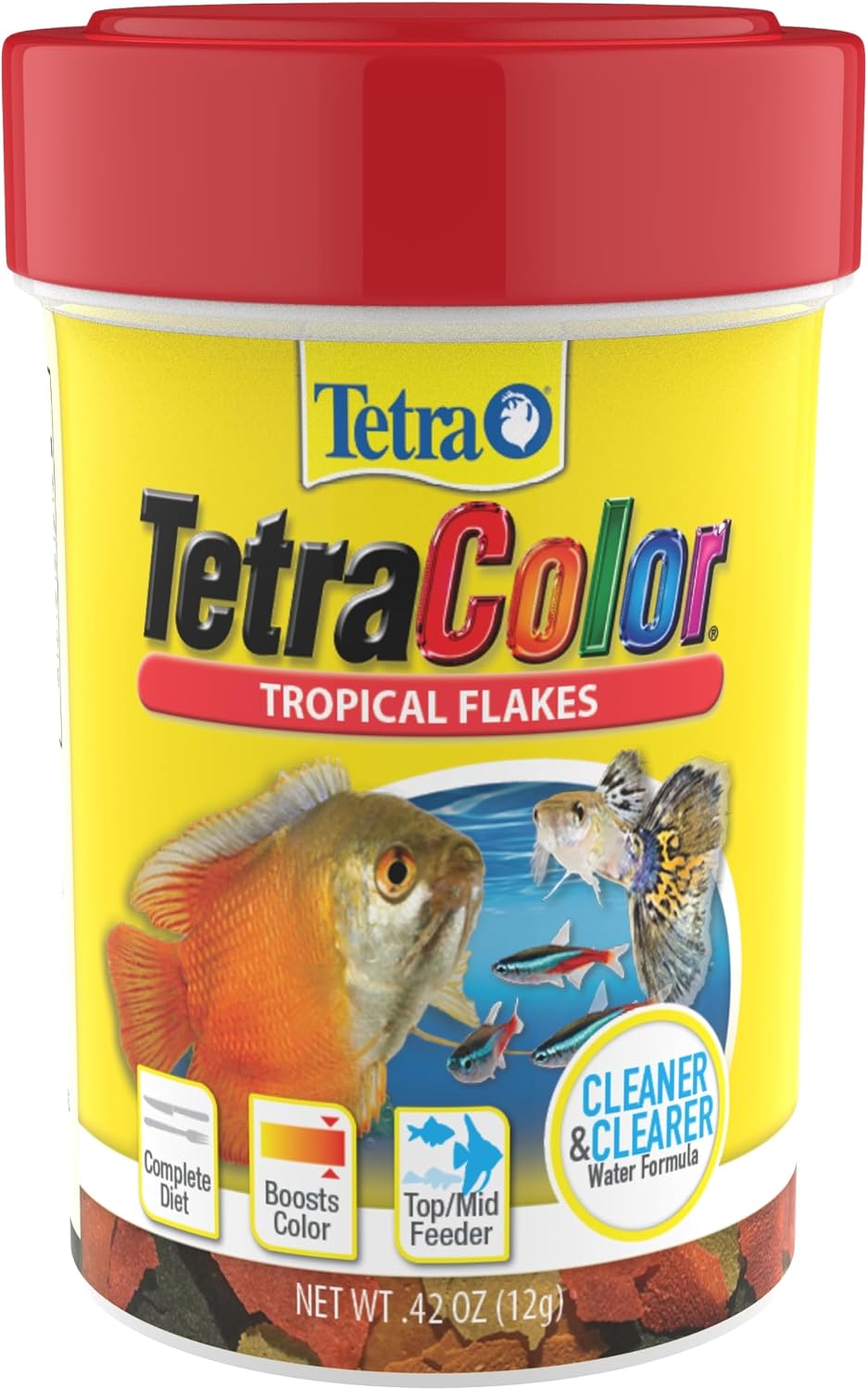 TetraColor Tropical Flakes, Color Boosting Fish Food, Nutritionally Balanced Diet for Tropical Fish, 7.06 oz - Image 10