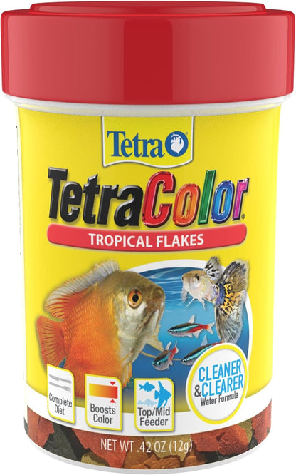 TetraColor Tropical Flakes, Color Boosting Fish Food, Nutritionally Balanced Diet for Tropical Fish, 7.06 oz - Image 10