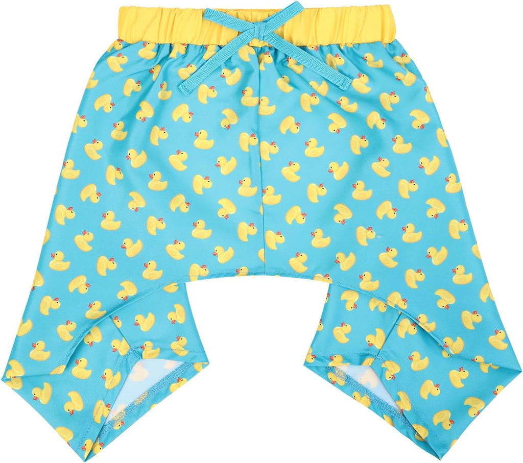 HDE dog swim trunks Velcro strap closure adjustment